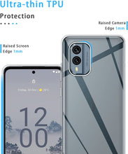 Nokia X30 / X30 5G Case, Slim Clear Silicone Shockproof  Gel Phone Cover