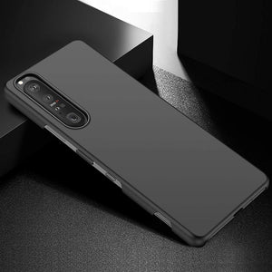 Fits Sony Xperia 1 IV 5G Case Ultra Slim Hard Back Cover - Matte Black