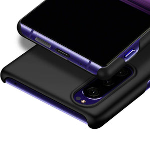 Sony Xperia 10 III Case Slim Hard Back Cover & Glass Screen Protector