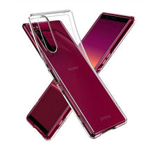 Sony Xperia 10 II Case Clear Slim Gel Cover & 2 Pack Glass Screen Protector
