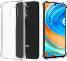 Xiaomi Redmi Note 9 Pro Case Clear Shockproof Cover & Glass Screen Protector