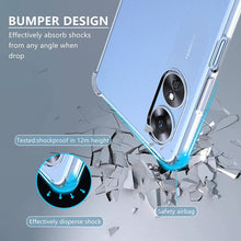 Oppo A17 Case, Clear Shockproof Phone Cover And Screen Protector