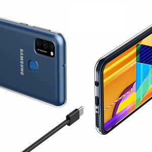 Samsung Galaxy M31 Case Clear Silicone Ultra Slim Gel Cover
