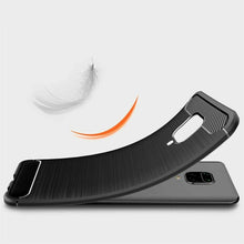 Xiaomi Redmi Note 9 Pro Carbon Fibre Cover & Glass Screen Protector