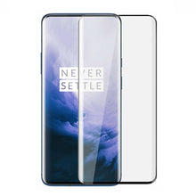 OnePlus 7 Pro Case Slim Cover - Matte Black & Full Glass Protector