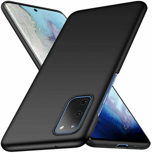 Samsung Galaxy S20+ / 5G Case Slim Hard Cover Matte & Full Glass Protector