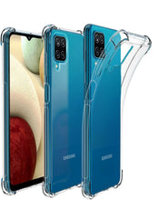 Samsung Galaxy A12 Case Clear Shockproof Cover & Glass Screen Protector