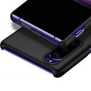Sony Xperia 5 II Case Slim Hard Cover & Glass Screen Protector