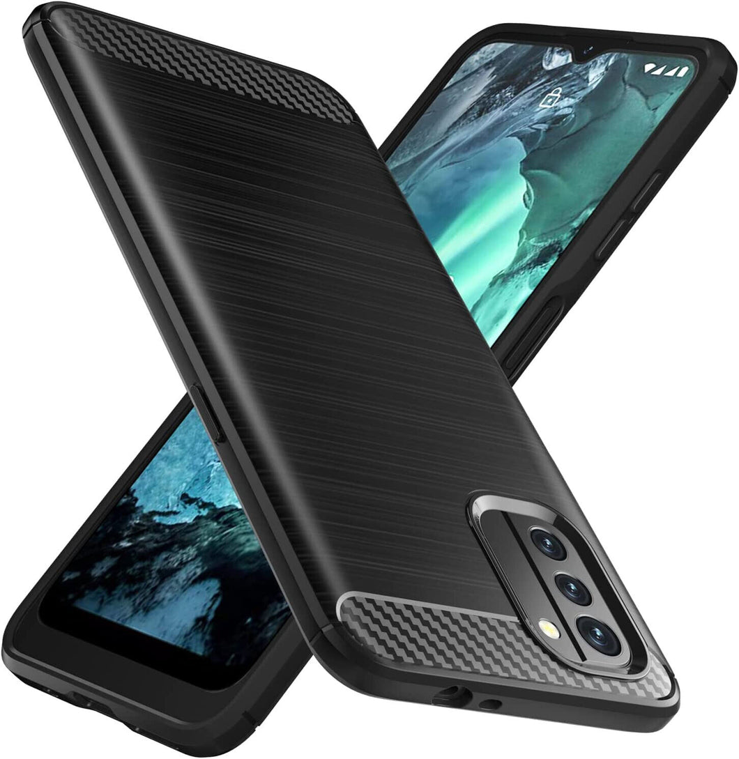 Nokia G60 / G60 5G Case Carbon Fibre Gel Cover Ultra Slim Shockproof