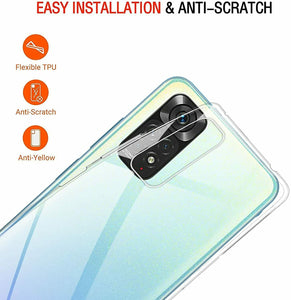 Xiaomi Redmi Note 11 Case Clear Silicone Ultra Slim Gel Cover 6.43"