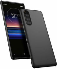 Sony Xperia 5 II Case Slim Hard Cover & Glass Screen Protector