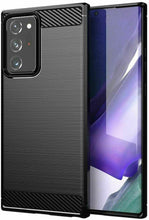 Samsung Galaxy S21 Series Case Carbon Fibre Cover & Glass Screen Protector