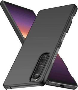 Fits Sony Xperia 1 IV 5G Case Ultra Slim Hard Back Cover - Matte Black