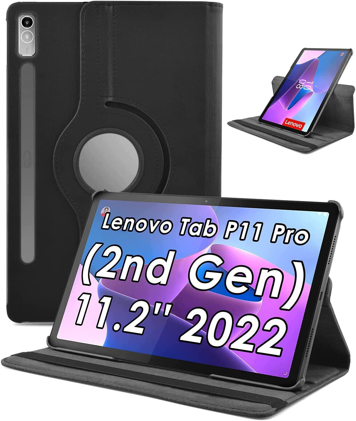 Lenovo Tab P11 Pro Gen 2 Case Stand Cover 360 ° Rotating 11.2"