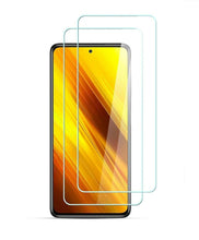 Xiaomi Poco X3 Case Carbon Slim Cover & Glass Screen Protector