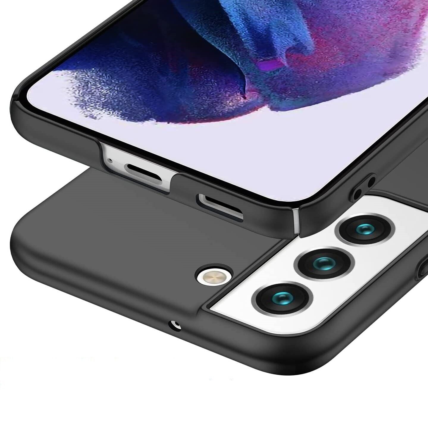 Phone Case Samsung Galaxy S23+ Plus Slim Thin Hard Back Cover - Matte Black