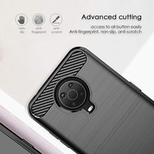 Nokia G10 Case Carbon Gel Cover Ultra Slim Shockproof