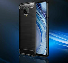 Xiaomi Redmi Note 9 Pro Carbon Fibre Cover & Glass Screen Protector