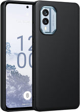 Nokia X30 / X30 5G Case, Soft Silicone Gel Phone Cover - Matte Black