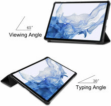 Samsung Galaxy Tab S8+ Case Premium Smart Book Stand Cover SM-X800 SM-X806