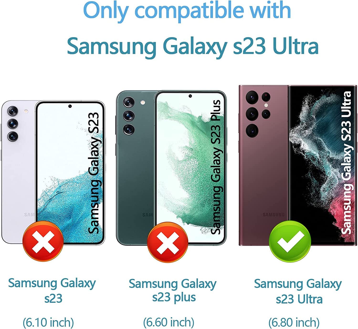 Phone Case Samsung Galaxy S23 Ultra Clear Silicone Slim Shockproof Gel Cover