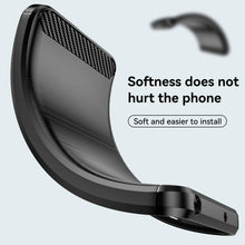 Oppo Find X5 Lite Case Carbon Fibre Gel Cover & Glass Screen Protector