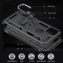 Google Pixel 4a Case Kickstand Shockproof Ring Cover