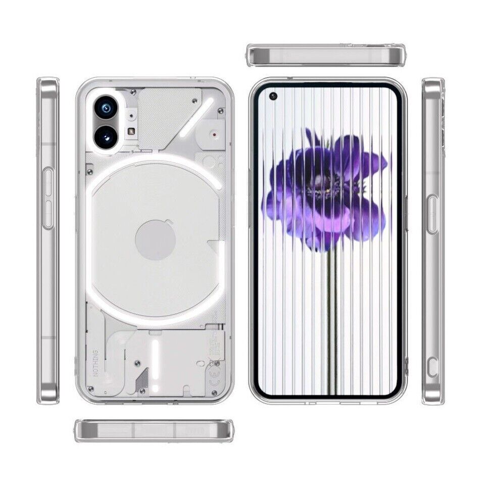 Nothing Phone (1) Case Clear Silicone Ultra Slim Gel Cover