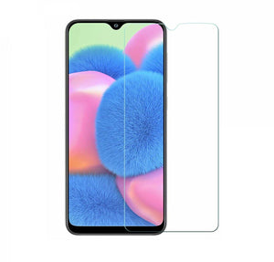 Samsung Galaxy A30s Case Clear Slim Gel Cover & Glass Screen Protector