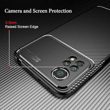 Xiaomi Poco X4 Pro 5G Case Carbon Slim Cover & Glass Screen Protector