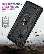 Motorola Moto G30 Case Kickstand Cover & Glass Screen Protector