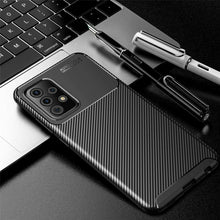Samsung Galaxy A52 Case Carbon Gel Cover Ultra Slim Shockproof