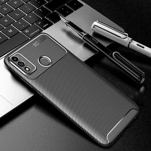 Honor 9X Lite Case Carbon Gel Cover Ultra Slim Shockproof
