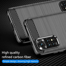 Xiaomi Redmi Note 11 Pro Case Carbon Fibre Cover & Glass Screen Protector