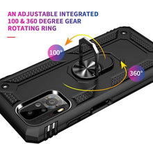 Xiaomi Redmi Note 10 Case Kickstand Shockproof Ring Cover