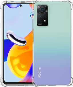 Xiaomi Redmi Note 11 Pro 5G Case Clear Shockproof & Glass Screen Protector