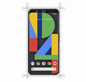 Google Pixel 4 Case Clear Slim Gel Cover & Glass Screen Protector (5.7")