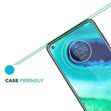 Motorola Moto G8 Tempered Glass Screen Protector Case Friendly