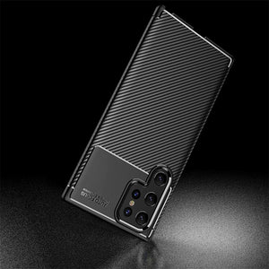 Phone Case Samsung Galaxy S23 Ultra Carbon Gel Cover Ultra Slim Shockproof