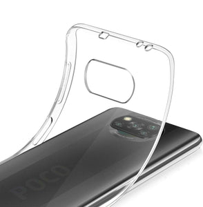 Xiaomi Poco X3 Case Clear Silicone Slim Gel Cover