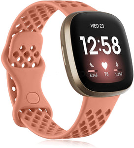 Fitbit Sense Strap Silicone Sports Band Breathable