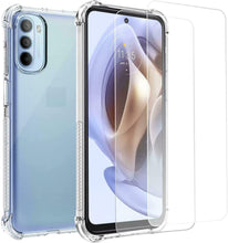 Nokia G21 / G11 Case Clear Shockproof & Glass Screen Protector