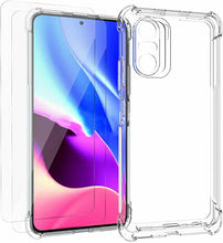 Xiaomi Redmi K40 / Pro  Case Clear Shockproof Cover & Glass Screen Protector