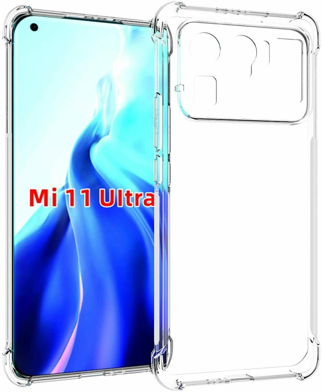 Xiaomi Mi 11 Ultra Case Clear Silicone Slim Shockproof Gel Cover