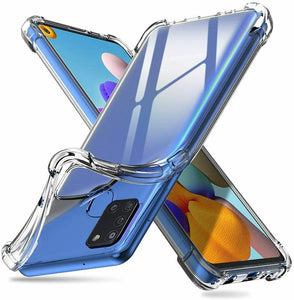 Samsung Galaxy A21s Case Clear Silicone Slim Shockproof Gel Cover
