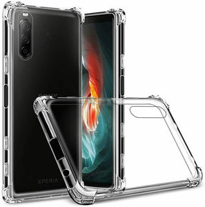 Sony Xperia 10 II Case Clear Silicone Slim Shockproof Gel Cover