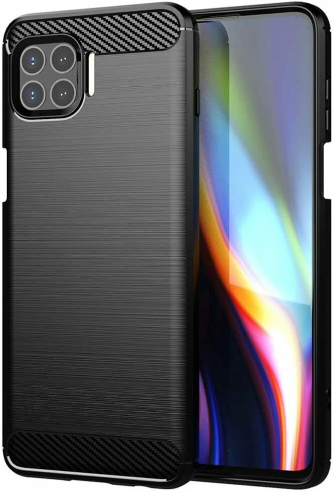 Motorola Moto G 5G Plus Case Carbon Gel Cover Ultra Slim Shockproof