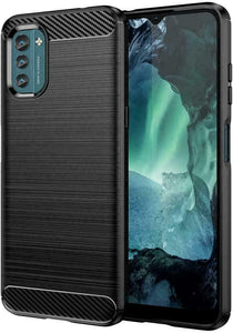 Nokia G21 Case Carbon Gel Cover Ultra Slim Shockproof