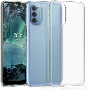 Nokia G21 Case, Slim Clear Silicone Shockproof Armour Gel Phone Cover