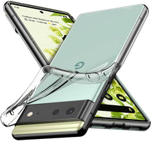 Google Pixel 6 Case Clear Silicone Ultra Slim Gel Cover